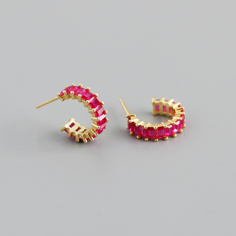Personalized Multicolor Fashion Stud Earrings York Essential