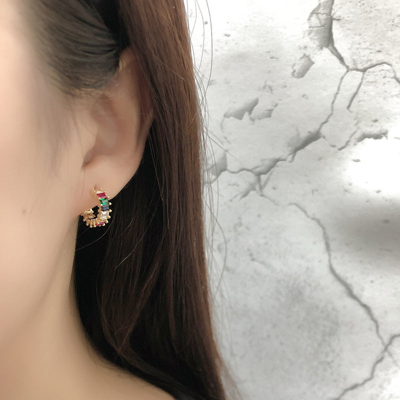 Personalized Multicolor Fashion Stud Earrings York Essential