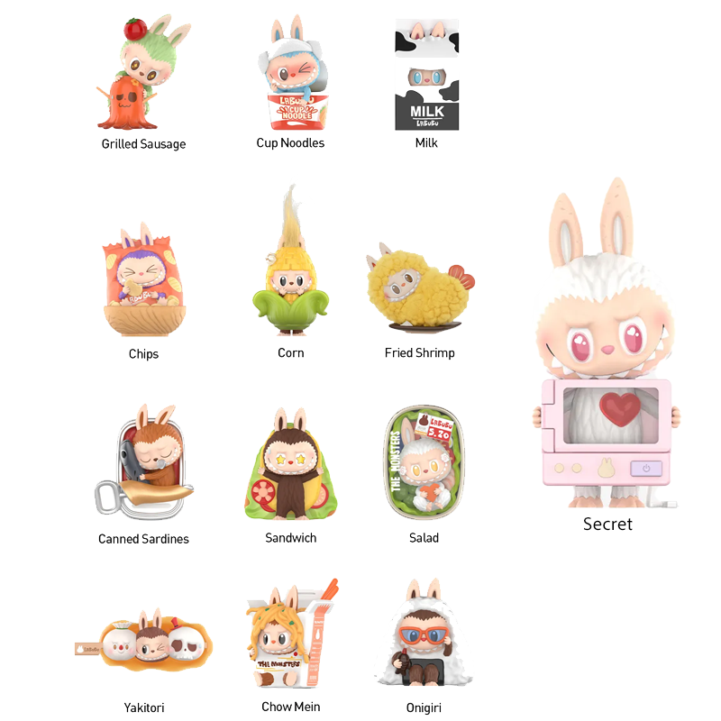 Labubu The Monster Wacky Mart Figures (1 box sigillato) York Essential
