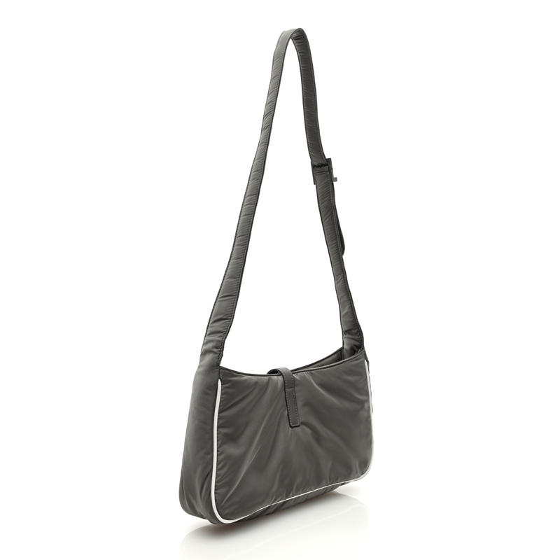 Le 5 à 7 Crossbody Bag Light Grey / Green York Essential
