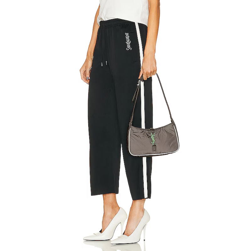 Le 5 à 7 Crossbody Bag Light Grey / Green York Essential