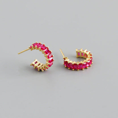 Personalized Multicolor Fashion Stud Earrings York Essential