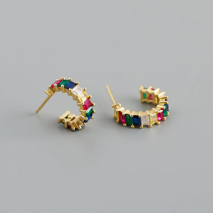 Personalized Multicolor Fashion Stud Earrings York Essential