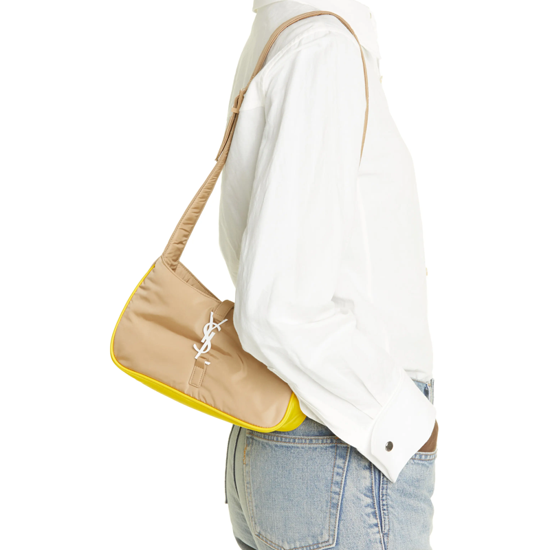 Le 5 à 7 Crossbody Bag Light Cork / Yellow York Essential