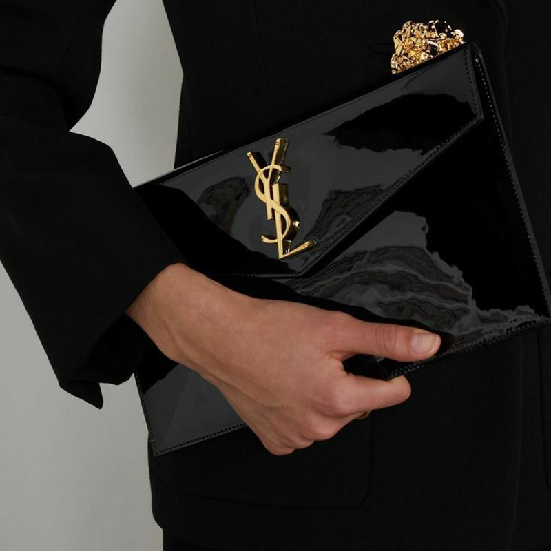 Pochette Uptown Patent Leather York Essential